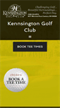 Mobile Screenshot of kennsingtongolf.com