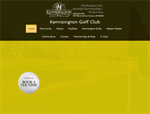 Tablet Screenshot of kennsingtongolf.com